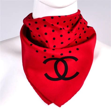 beautiful silk Chanel scarf